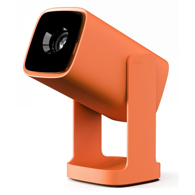 Projektor WANBO Cube 1 HD (1280 x 720), 350 ANSI Lumen, Wi-Fi Pomarańczowy