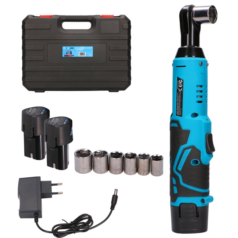 Klucz akumulatorowy grzechotka EXTRALINK EX.95658 + 2 akumulator