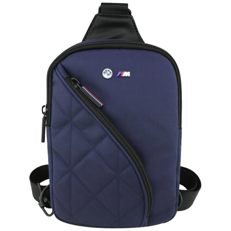 Torebka na telefon BMW Nylon Pocket & Metal Logo Crossbody Granatowy