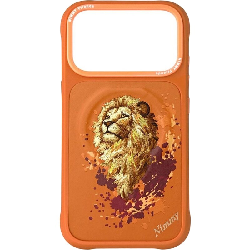 Etui NIMMY Lew MagSafe do Apple iPhone 17 Pro Max Pomarańczowy