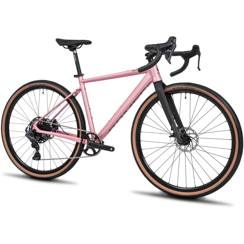 Rower gravel ROMET Aspre 2.1 U18 28 cali Różowy