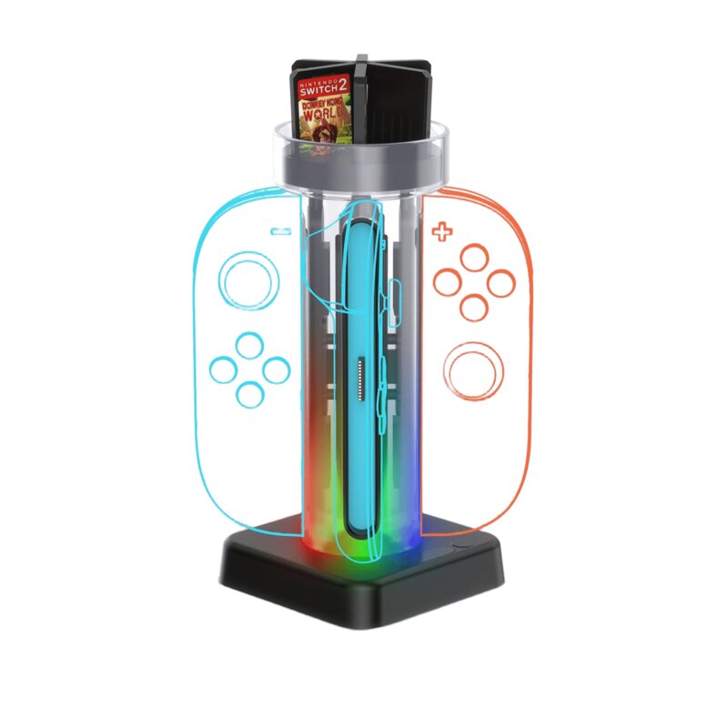 Stacja ładująca RGB JYS NS2279 do kontrolerów Nintendo Switch 2