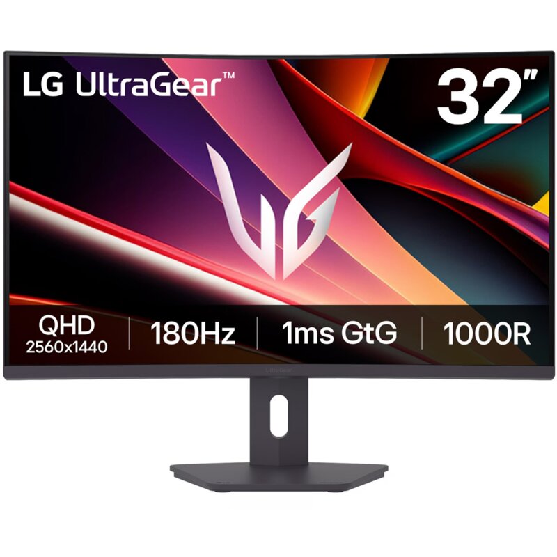 Monitor LG UltraGear 32G600A-B.AEUQ 32" 2560x1440px 180Hz 1ms [GTG] Curved