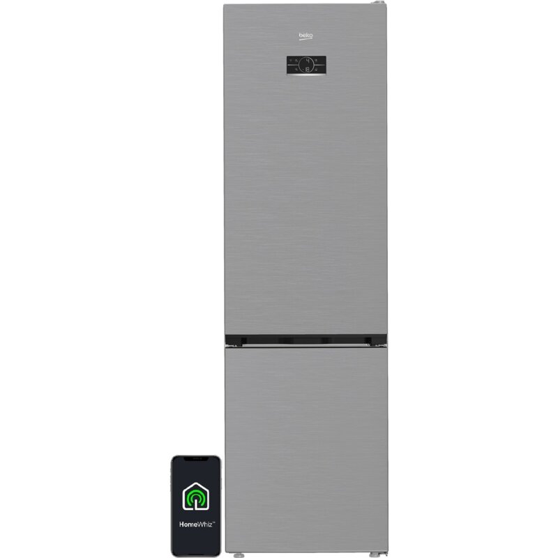 Lodówka BEKO bPRO 500 SpacePro B5RCNA416HXBW No frost AI CoolAdapt 203.5cm Inox