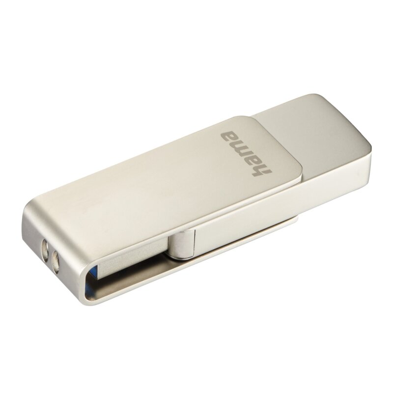Pendrive HAMA Rotate Pro 256GB, USB 3.2 Gen. 1 (USB 3.0), Odczyt 100 Mb/s Srebrny