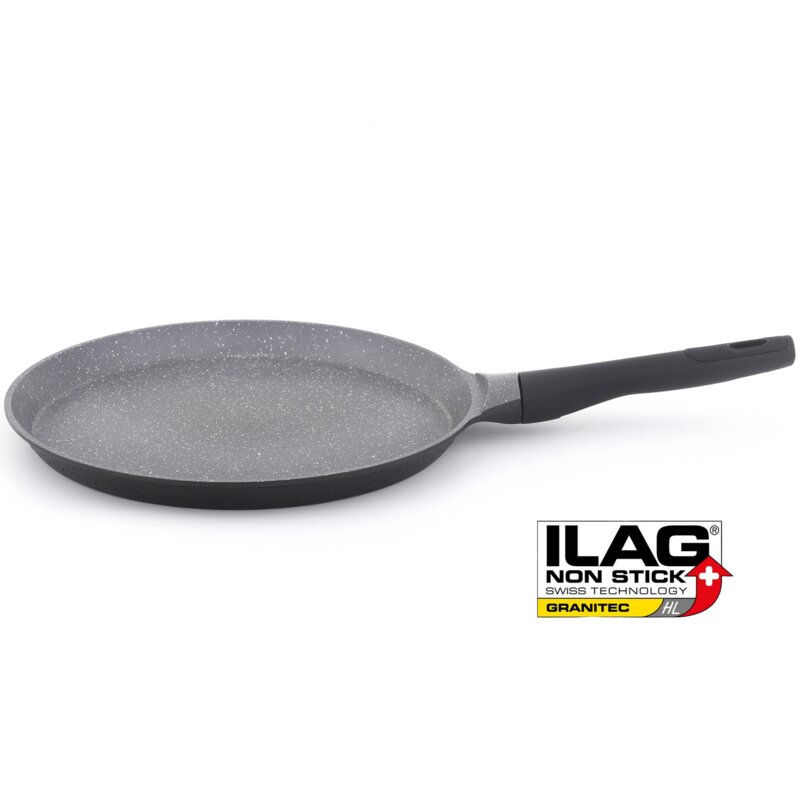 Patelnia GÖTZE & JENSEN CP24IG z powłoką ILAG Granitec, seria Competence, 24 cm