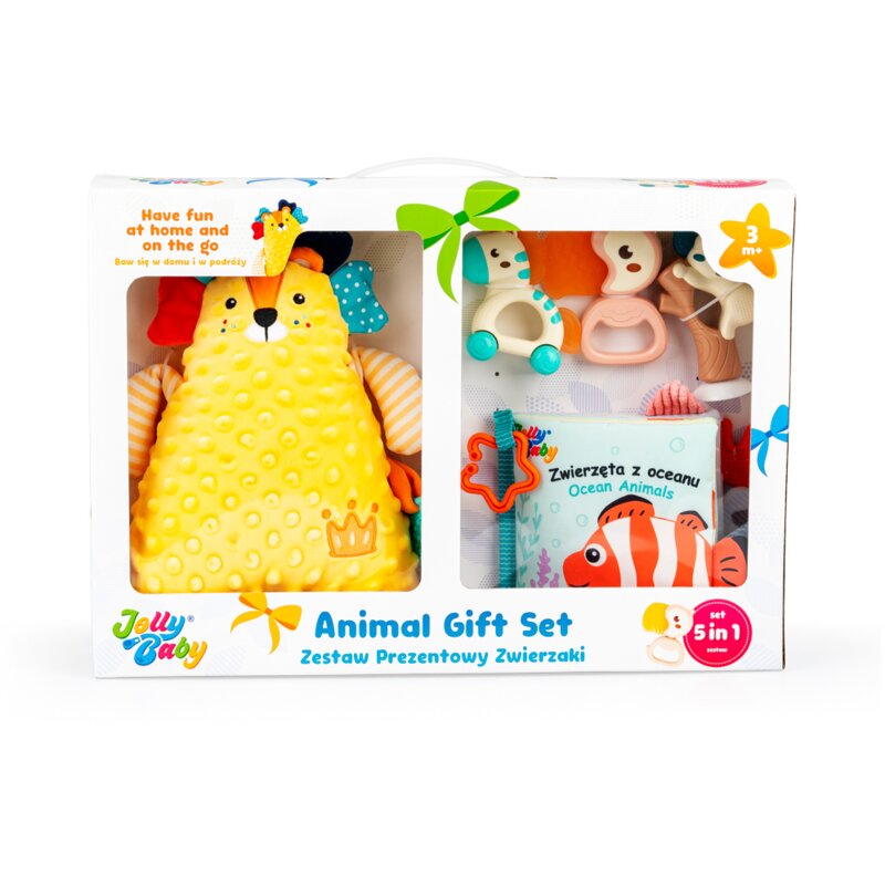 Zabawka JOLLY BABY Zestaw prezentowy Zwierzaki JB 82599