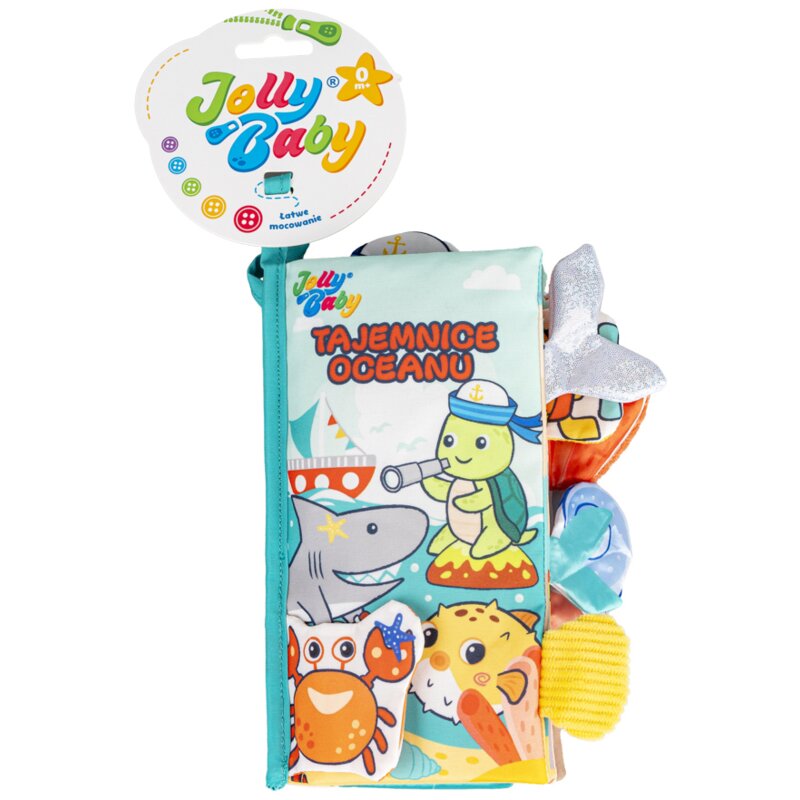 Zabawka JOLLY BABY Ogonki Książeczka Tajemnice Oceanu JB 82575