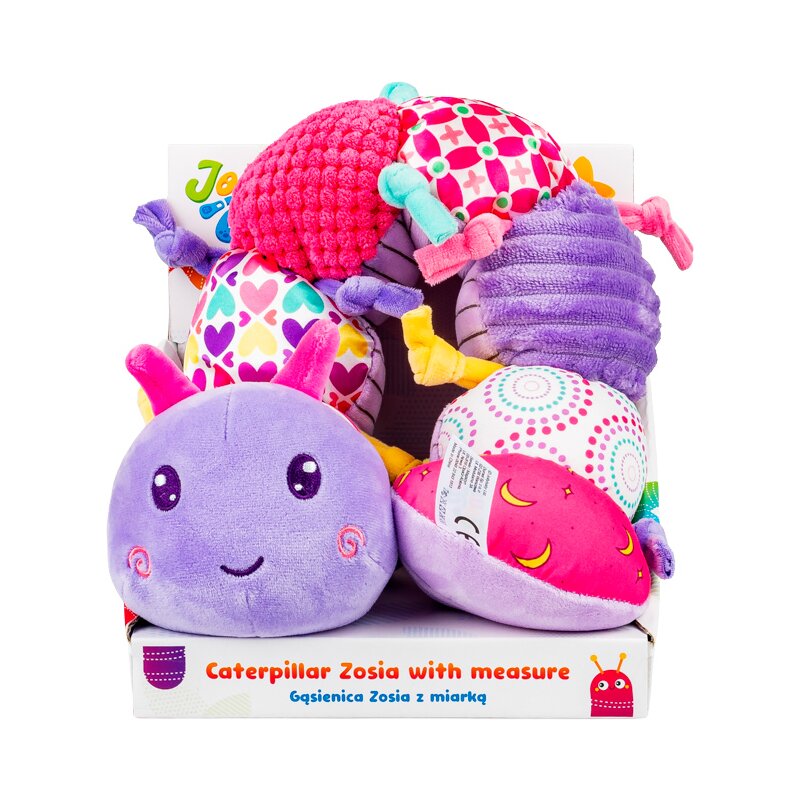 Zabawka edukacyjna JOLLY BABY Gąsienica Zosia z miarką JB 82608