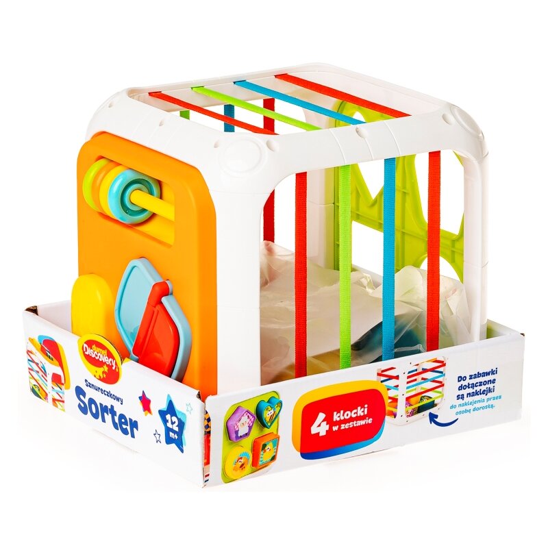 Zabawka edukacyjna DUMEL Kreatywna Sorter sznureczkowy DD30825