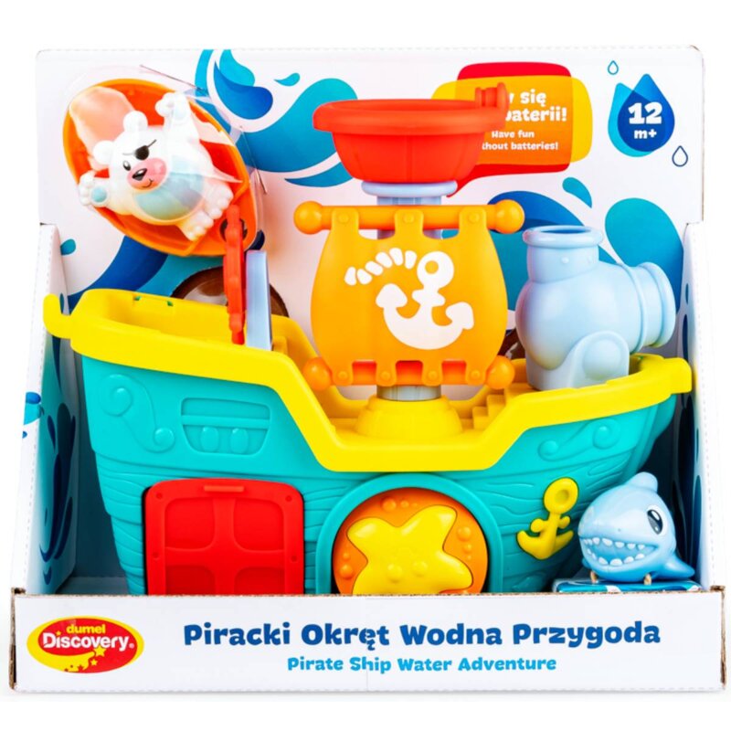 Zabawka do kąpieli DUMEL Wodna Piracki Okręt przygoda DD43450