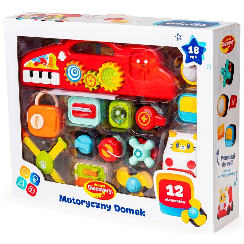 Zabawka edukacyjna DUMEL Kreatywna Motoryczny Domek DD30816