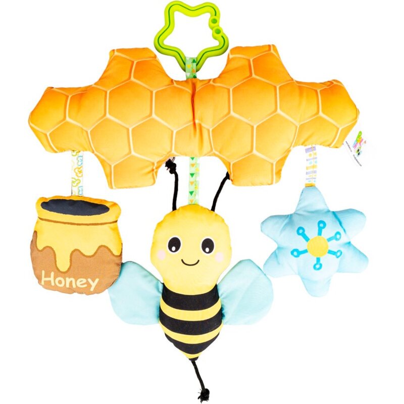 Zawieszka do wózka BALIBAZOO Pszczółka Na Łące BB82586