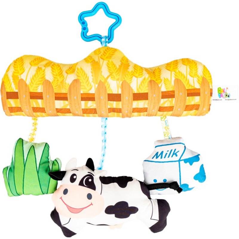 Zawieszka do wózka BALIBAZOO Krówka Na Wsi BB82585