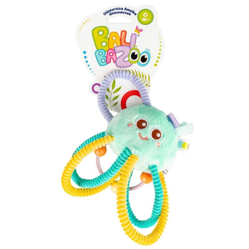 Grzechotka BALIBAZOO Ośmiornica Amelka Dzwoneczek BB82617