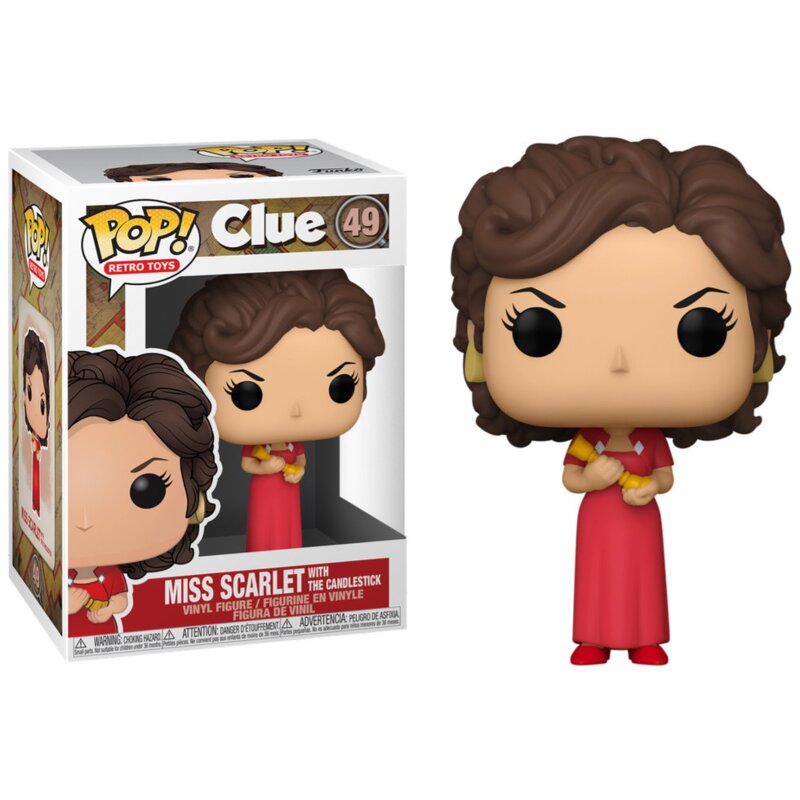 Zdjęcia - Figurka / zabawka transformująca Funko Figurka  Pop Clue Miss Scarlet with Candlestick 