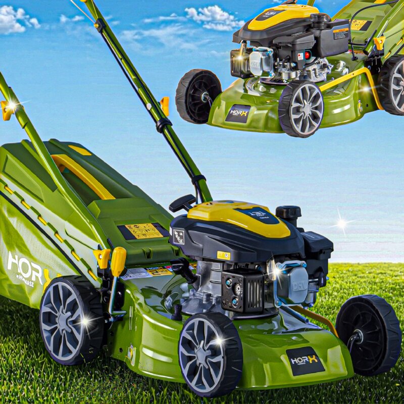 Kosiarka spalinowa HORX MEX 141YN DY130 z napędem, 41 cm, 131 cm3, 2.4 kW, kosz 45L