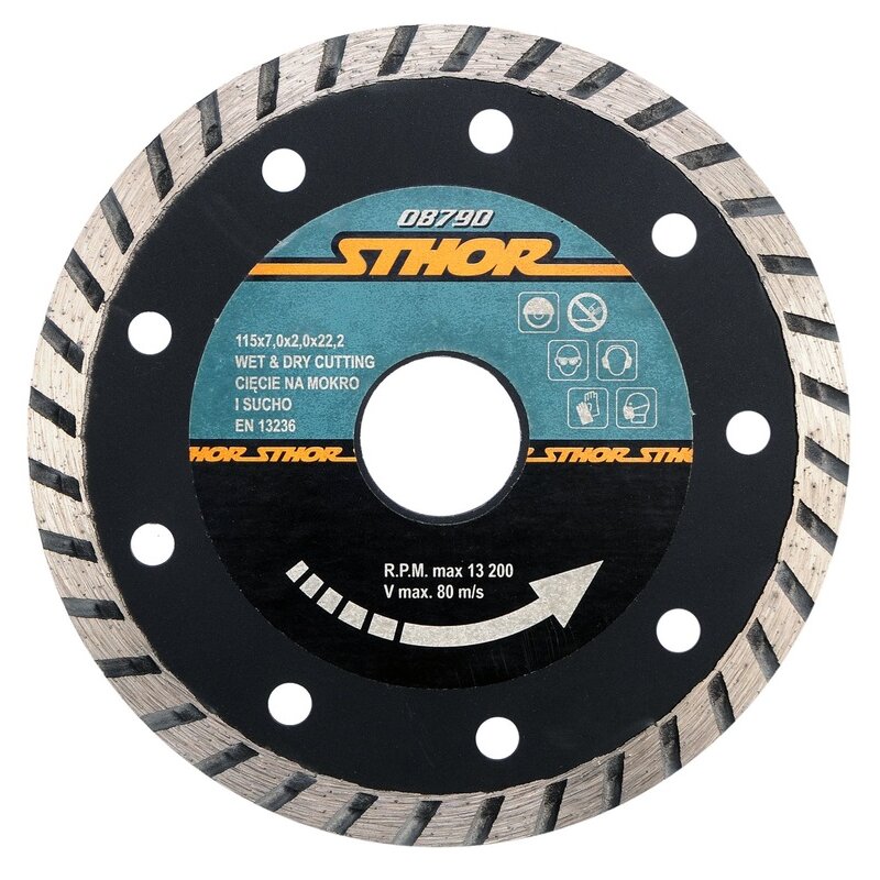 Tarcza do cięcia STHOR Turbo 08790 115 mm