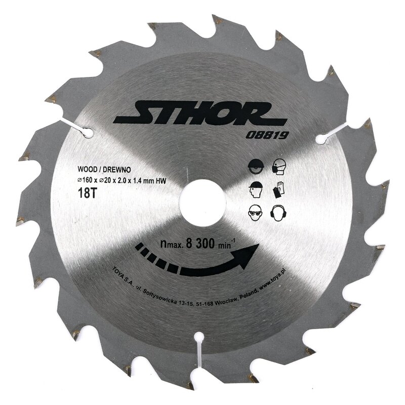 Tarcza do cięcia STHOR 08819 160 mm