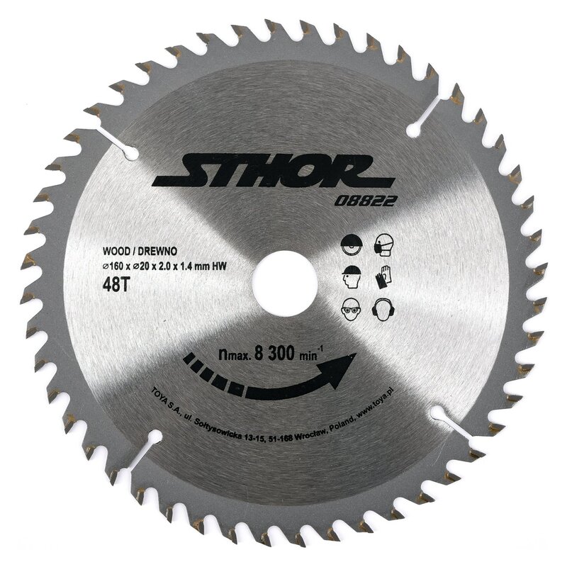 Tarcza do cięcia STHOR 08822 160 mm