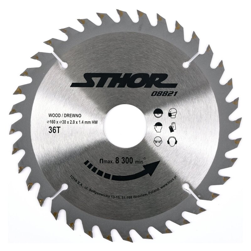 Tarcza do cięcia STHOR 08821 160 mm