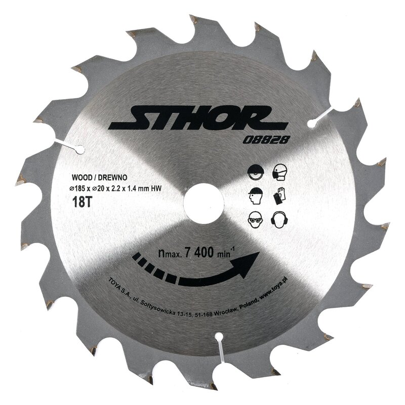 Tarcza do cięcia STHOR 08828 185 mm