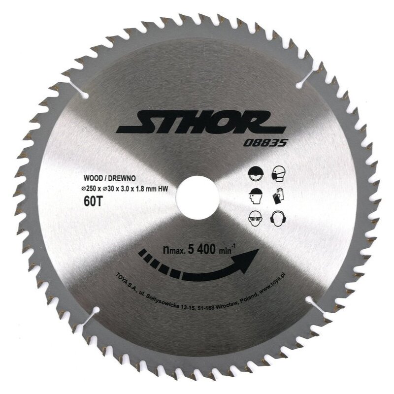 Tarcza do cięcia STHOR 08835 250 mm