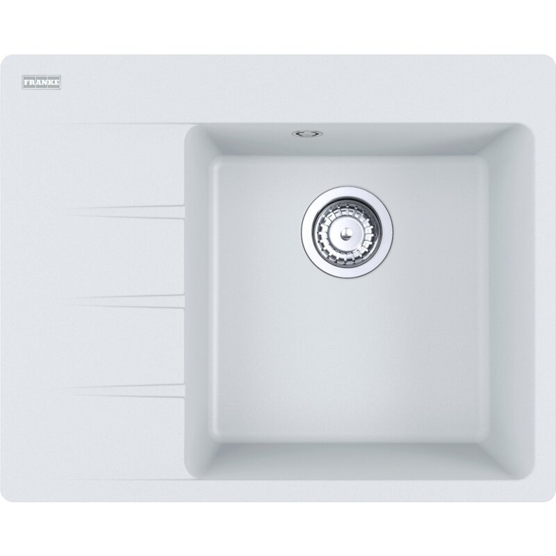 Franke Centro CNG 611-62 TL Komora z prawej strony Granitowy Biały polarny
