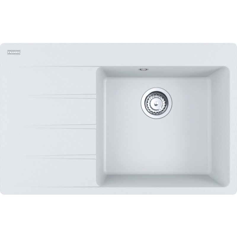 Franke Centro CNG 611-78 TL Komora z prawej strony Granitowy Biały polarny