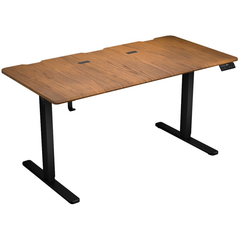 Biurko ENDORFY Atlas L Electric Ciemne Drewno