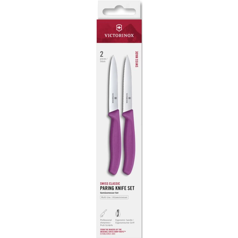 Zestaw noży VICTORINOX Swiss Classic 6.7795.2C1 Fioletowy (2 elementy)