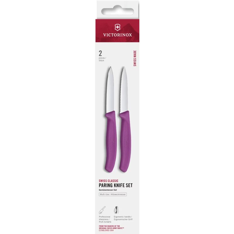 Zestaw noży VICTORINOX Swiss Classic 6.7695.2C1 Fioletowy (2 elementy)
