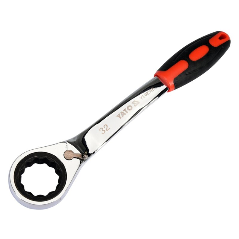 Klucz oczkowy odgięty z grzechotką YATO YT-02388