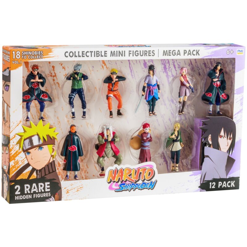 NARUTO SHIPPUDEN FIGURES -12 PACK DELUXE EDITION VER. A
