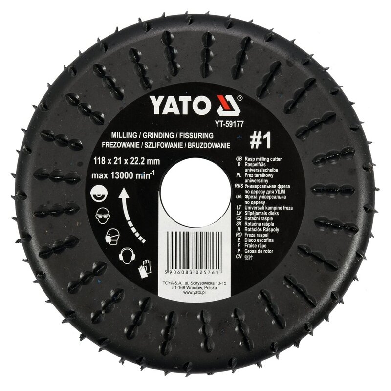 Tarcza tarnikowa YATO YT-59177 118 mm