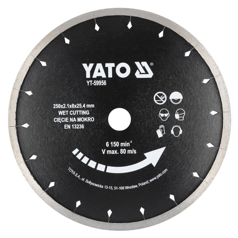 Tarcza do cięcia YATO YT-59956 250 mm