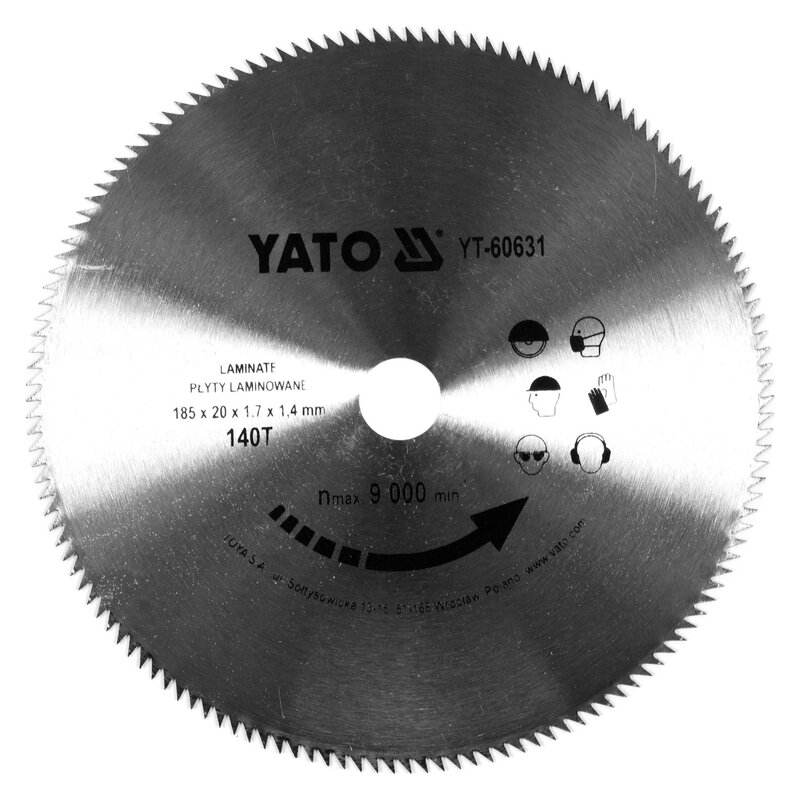 Tarcza do cięcia YATO YT-60631 185 mm