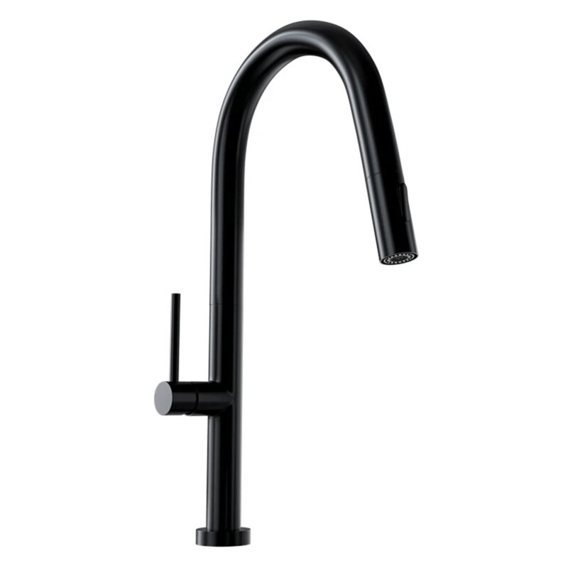 Bateria kuchenna stojąca GLOBALO Exclusive Dervina 1.1 z wyciąganą wylewka Czarny