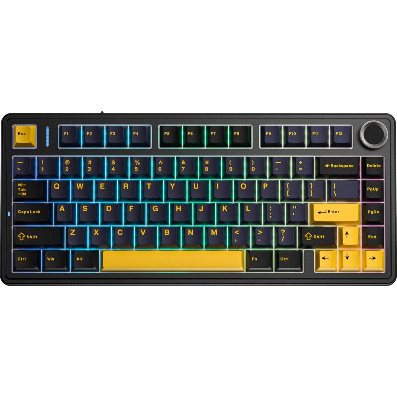 Klawiatura AULA F75 Thunder Black Reaper Switch RGB