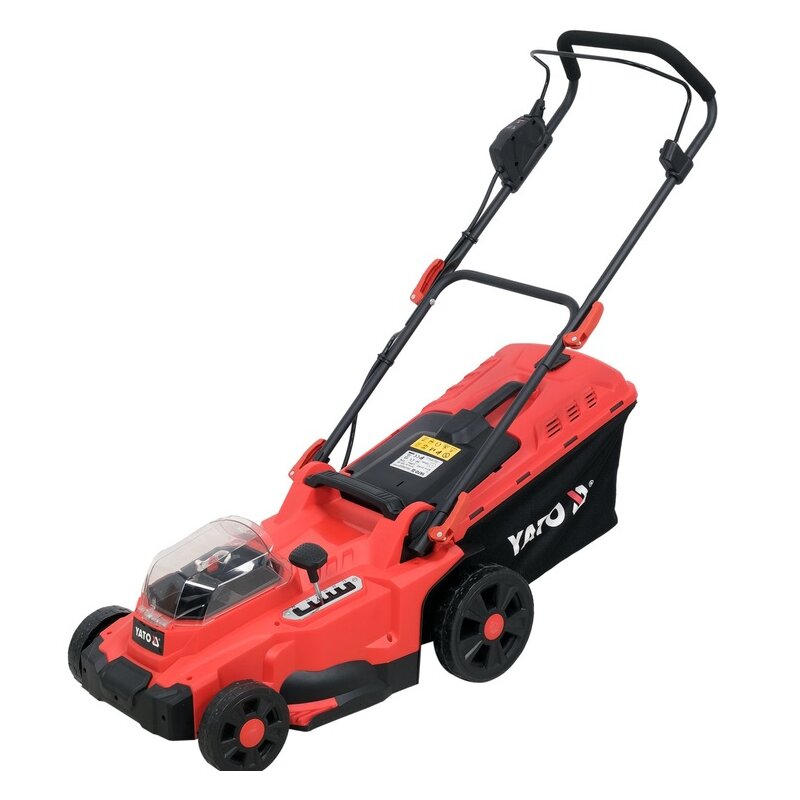 Kosiarka akumulatorowa YATO YT-85223 37 cm, rozdrabnianie, 18 V, silnik bezszczotkowy, kosz 35L, bez akumulatora