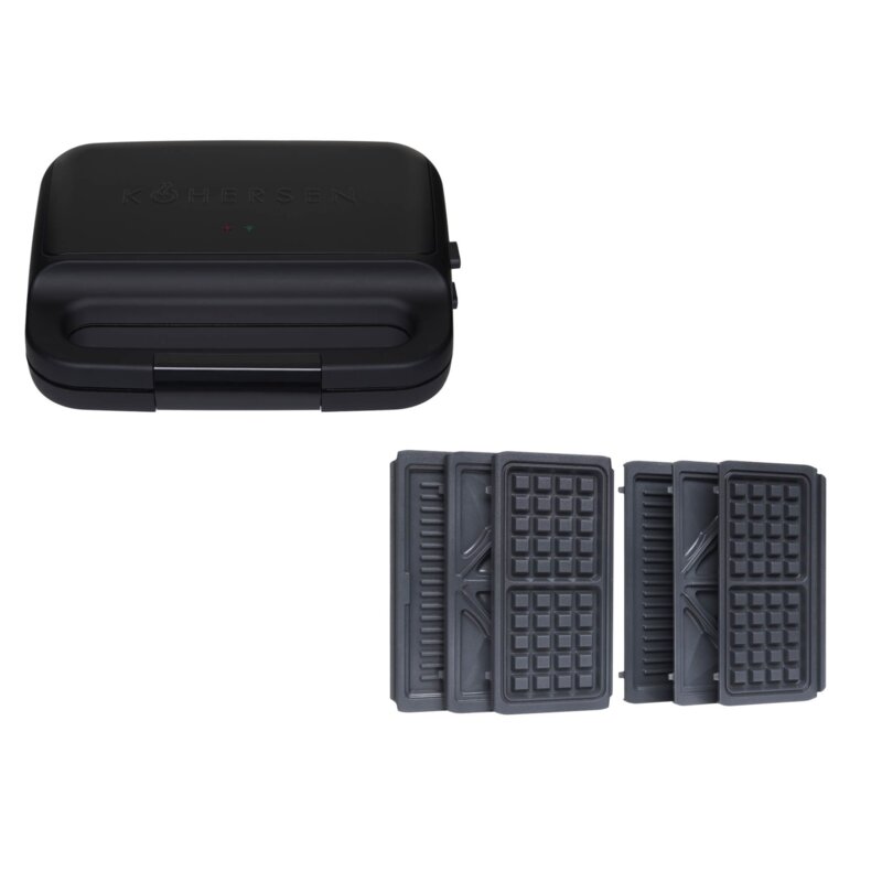 Kohersen Black Matt NX Ceramic 3w1 Max Trójkąty Gofry Panini 850W