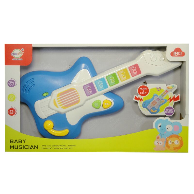 Zabawka gitara SWEDE ze światłem i dźwiękiem G8339