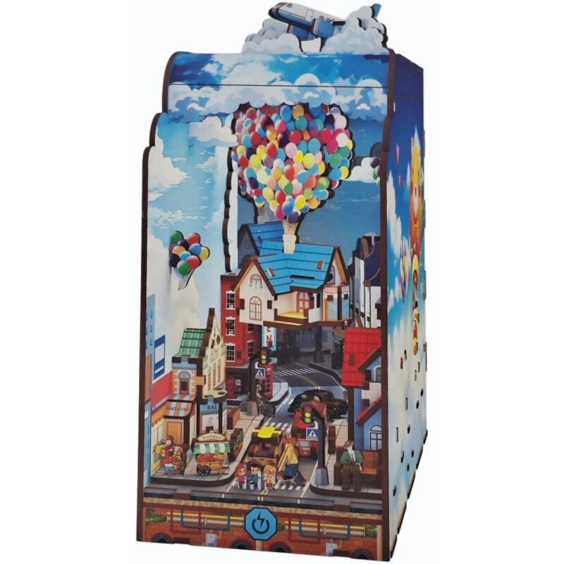 Puzzle 3D SWEDE Wooden Book Nook Q12051 (203 elementy)