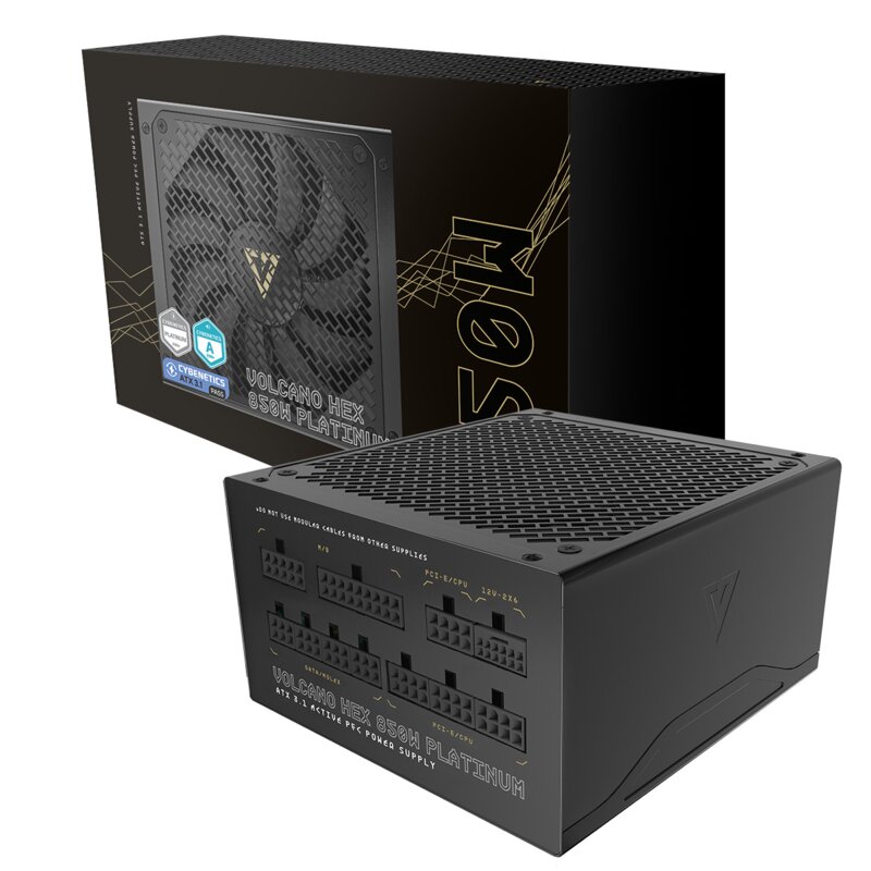 Zasilacz MODECOM Volcano Hex 850W Cybenetics Platinum