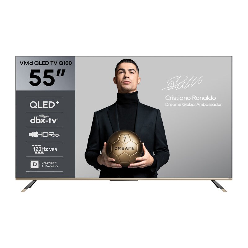 Telewizor DREAME 55Q100 55" QLED 4K 120Hz VRR Google TV Dolby Atmos Dolby Vision HDMI 2.1