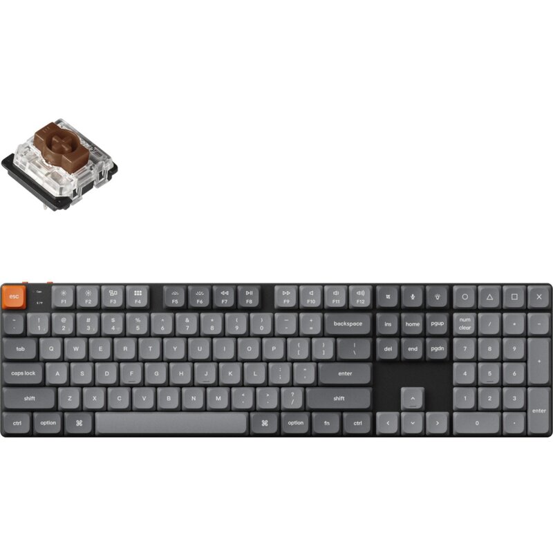 Klawiatura KEYCHRON K5 Max QMK/VIA Wireless Custom Mechanical Brown Switch