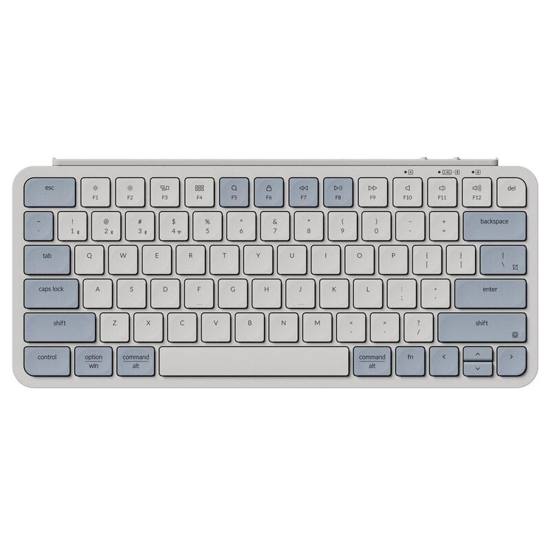 Klawiatura KEYCHRON B1 Pro Ultra-Slim Wireless Biało-niebieski
