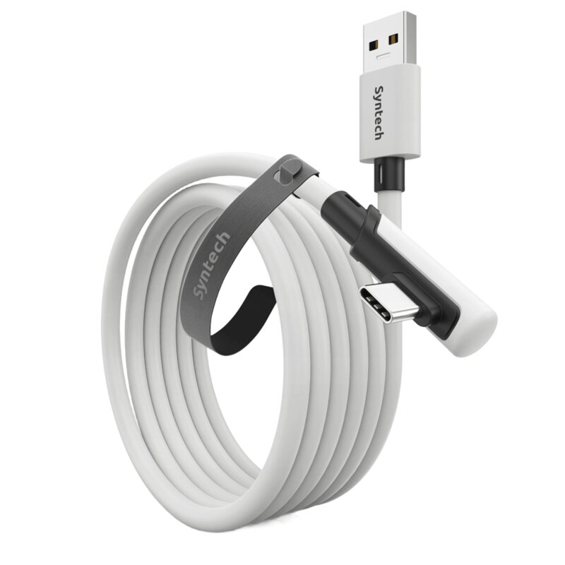 Kabel USB-A - USB-C SYNTECH M32B-3 do Oculus Meta Quest 3/2/1/Pro/Pico 4/4 Ultra (3 m)