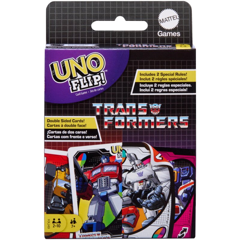 Gra karciana UNO Flip Transformers HXJ49