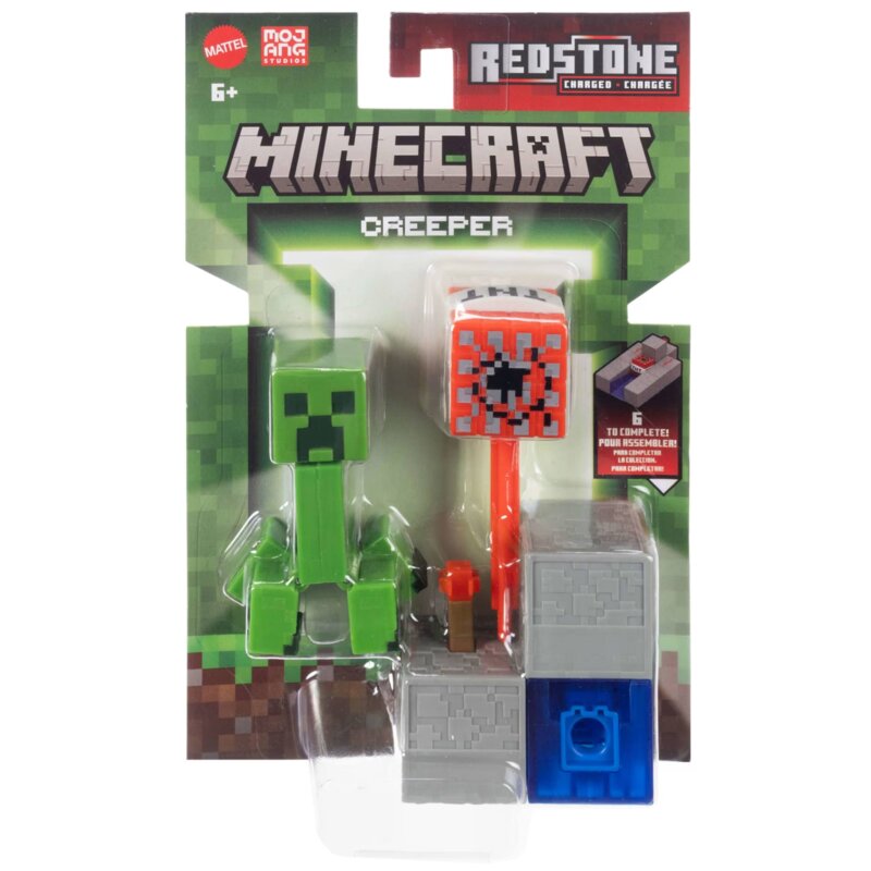 Figurka MINECRAFT Creeper Redstone Charged Chargée JJR92